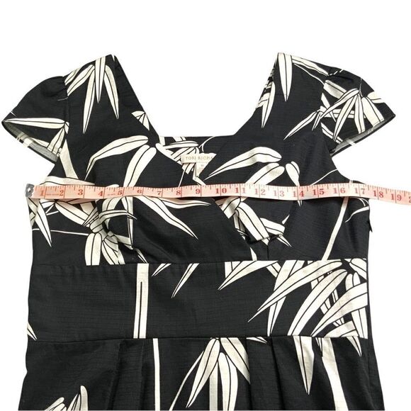 TORI RICHARD 100% Cotton Tropical Print Dress Sz 10 - Picture 8 of 11